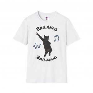 T-shirt Bailando Bailando cat, unisexe